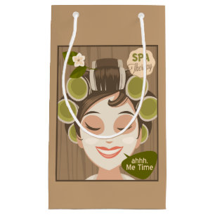 Sacola Para Presentes Pequena Spa Day Me Time Gift Bags