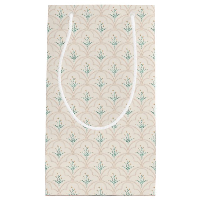 Sacola Para Presentes Pequena Spring flower pattern small gift bag (Frente)