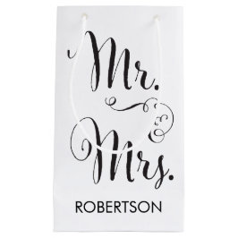 Sacola Para Presentes Pequena Sr. e Sra. Gift Bag