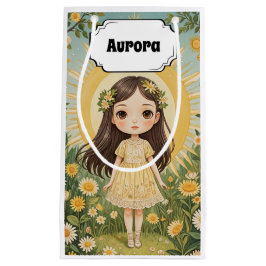 Sacola Para Presentes Pequena Sunny Serenade Personalizada