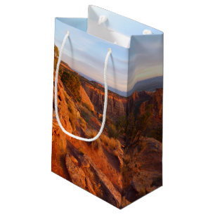 Sacola Para Presentes Pequena Sunrise no Grand View Trail em CO Monument