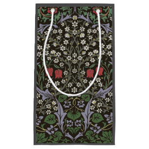 Sacola Para Presentes Pequena Tapeçaria Floral William Morris Blackthorn