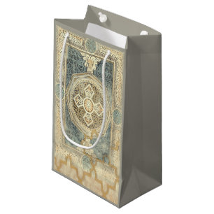 Sacola Para Presentes Pequena Tapeçaria Ornamental com Ornamentado