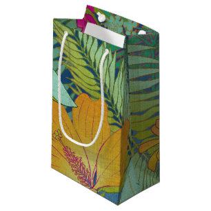 Sacola Para Presentes Pequena Tapeçaria Tropical II