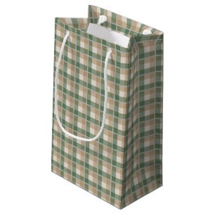 Sacola Para Presentes Pequena Tartan