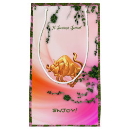 Sacola Para Presentes Pequena Taurus — O Touro