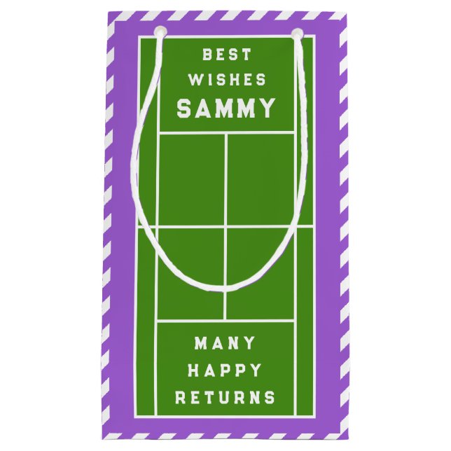 Sacola Para Presentes Pequena Tênis Birthday (Frente)