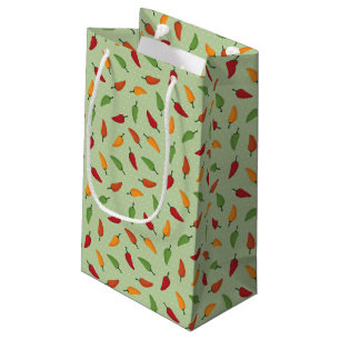 Sacola Para Presentes Pequena Teste padrão da pimenta