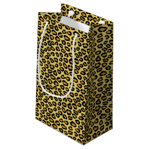 Sacola Para Presentes Pequena Teste padrão do leopardo