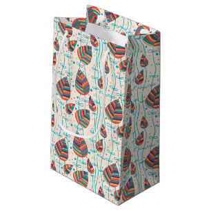 Sacola Para Presentes Pequena Teste padrão floral 5 2