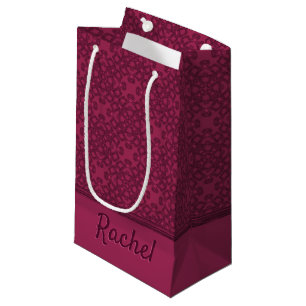 Sacola Para Presentes Pequena Teste padrão personalizado do mulberry