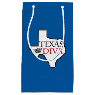 Sacola Para Presentes Pequena "Texas DIVA"