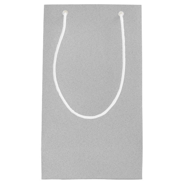 Sacola Para Presentes Pequena Textura de Cinzas granuladas (Frente)