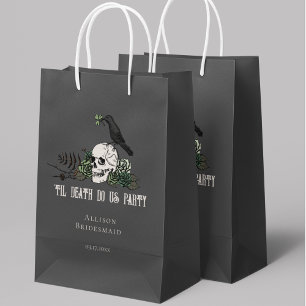 Sacola Para Presentes Pequena Til Death Do U Party Black Irish Skull Bridesmaid