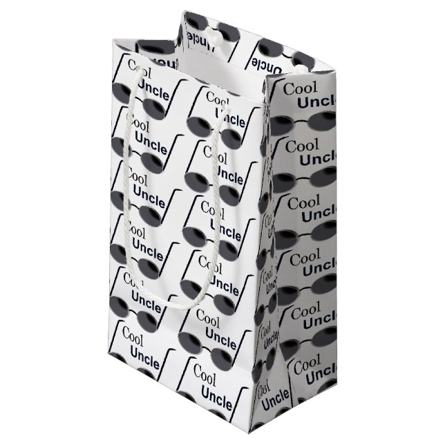 Sacola Para Presentes Pequena Tio legal Presente Saco (Frente inclinada)