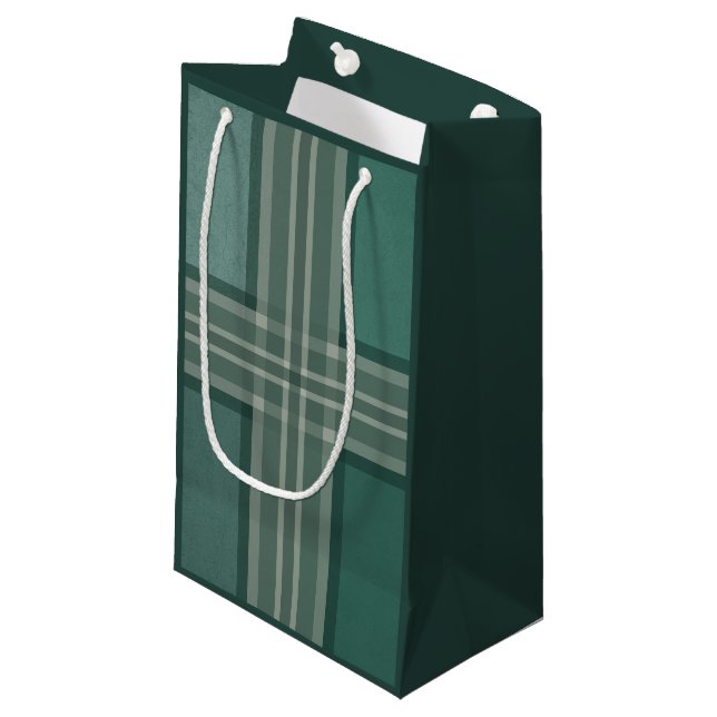 Sacola Para Presentes Pequena Toneladas de verde (Frente inclinada)
