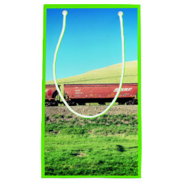 Sacola Para Presentes Pequena Trens com Saco de Presente