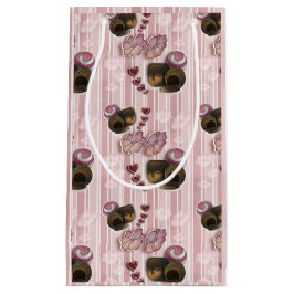 Sacola Para Presentes Pequena Truffle- Stripes