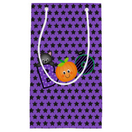 Sacola Para Presentes Pequena Uma pequena sacola de presente de Halloween Boo