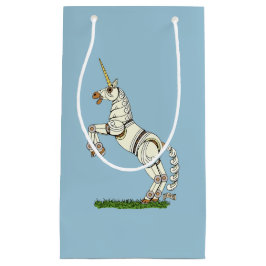 Sacola Para Presentes Pequena Unicórnio Mecânico