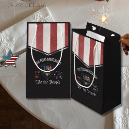 Sacola Para Presentes Pequena US 250 We the People Patriotic Anniversary Watch