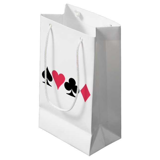 Sacola Para Presentes Pequena Vamos Play Cards Gift Bag (Frente inclinada)