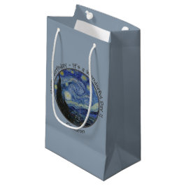 Sacola Para Presentes Pequena van Gogh's The Starry Night Party Items Collection