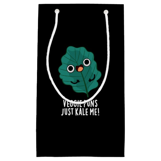 Sacola Para Presentes Pequena Veggie Puns Apenas Me Matou Engraçado Comida Pun D (Frente)