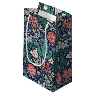 Sacola Para Presentes Pequena Vintage Floral Pattern, William Morris