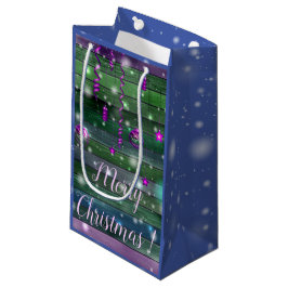 Sacola Para Presentes Pequena Vintage Green