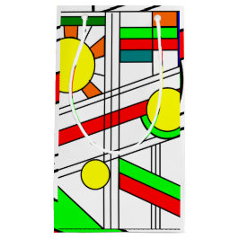 Sacola Para Presentes Pequena Vista Moderna de Vidro Estreito