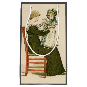 Sacola Para Presentes Pequena Vitoriano Baby Greenaway Mãe