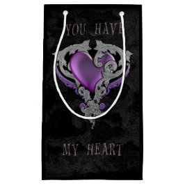 Sacola Para Presentes Pequena Você Tem Meu Coração