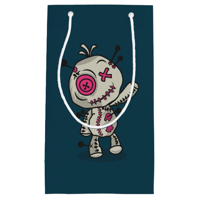 Sacola Para Presentes Pequena Voodoo Token Gift Bag - Médio, brilhante (Frente)