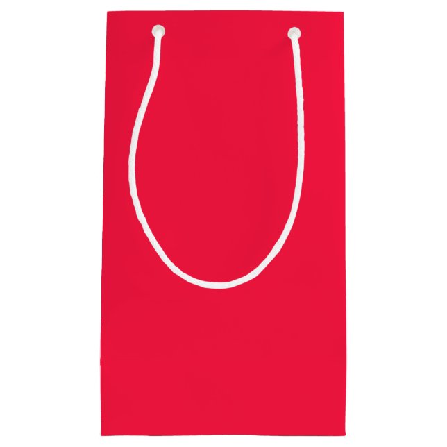 Sacola Para Presentes Pequena Watermelon Pink Solid Color (Frente)