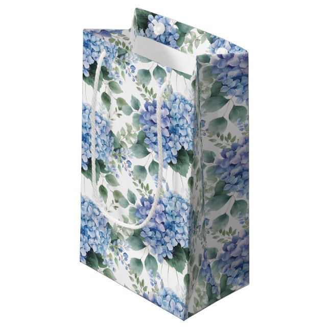 Sacola Para Presentes Pequena Wedding Floral Print Gift Bag (Frente inclinada)