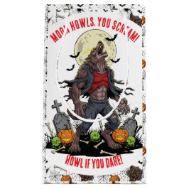 Sacola Para Presentes Pequena 🐺 Werewolf Halloween Gift 🎃 💀