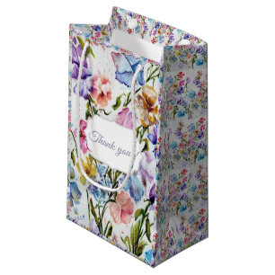 Sacola Para Presentes Pequena Whimsical Floral Gorgeous