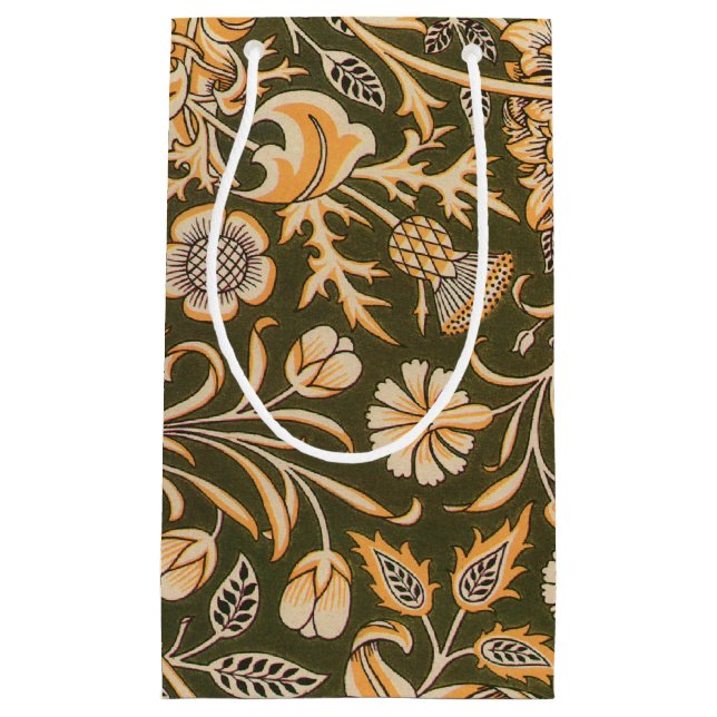 Sacola Para Presentes Pequena William Morris Cherwell Wallpaper Pattern (Frente)