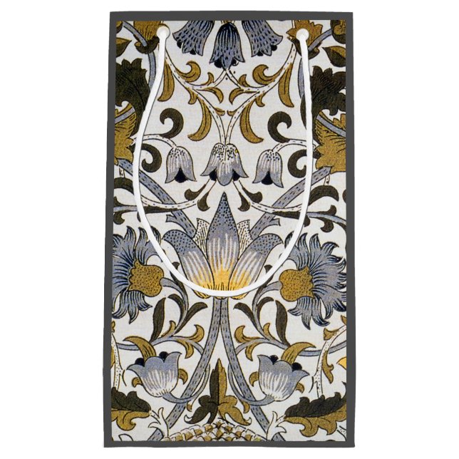 Sacola Para Presentes Pequena William Morris Lodden floral (Frente)