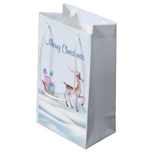 Sacola Para Presentes Pequena Winter Wonderland Gift Bag