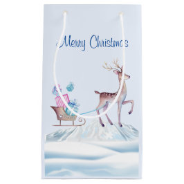 Sacola Para Presentes Pequena Winter Wonderland Gift Bag