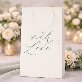 Sacola Para Presentes Pequena With Love Wedding Favor Bag