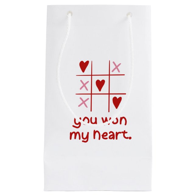 SACOLA PARA PRESENTES PEQUENA X&O  (Frente)