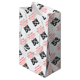 Sacola Para Presentes Pequena xadrez