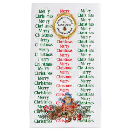 SACOLA PARA PRESENTES PEQUENA XMAS GIF BAG