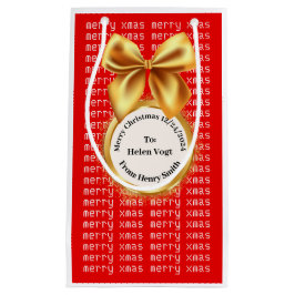 SACOLA PARA PRESENTES PEQUENA XMAS GIFT BAG