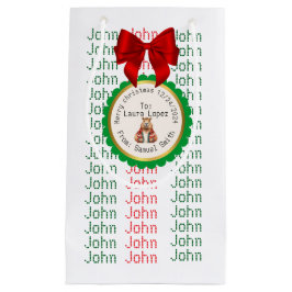 SACOLA PARA PRESENTES PEQUENA XMAS GIFT BAG