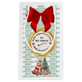 SACOLA PARA PRESENTES PEQUENA XMAS GIFT BAG