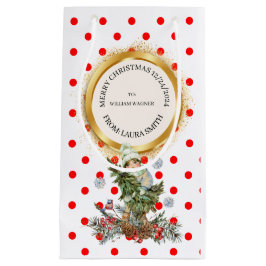 SACOLA PARA PRESENTES PEQUENA XMAS GIFT BAG